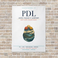 Thumbnail for João Paulo II Airport PDL vertical canvas print - no frame - white background
