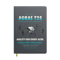 Thumbnail for DJI Agras T25 design on gray notebook