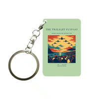 Thumbnail for VINTAGE G4260 - The Twilight Flypast - Designed Key Chain design on lightgreen