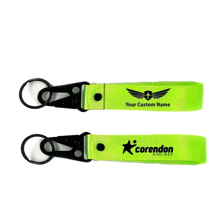 Corendon Airlines Hawk-shaped key chain, Light Green+ NAME