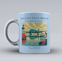 Thumbnail for VINTAGE G4333 - The Salt Flat Mirror - Ceramic Mug design on lightblue