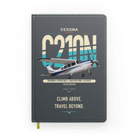 Thumbnail for Cessna T210N Centurion design on gray notebook