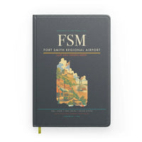 Thumbnail for Fort Smith Regional Airport (FSM) design on gray notebook