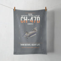 Thumbnail for Boeing CH-47D design on gray towel