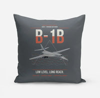 Thumbnail for B-1B Lancer design on gray pillow