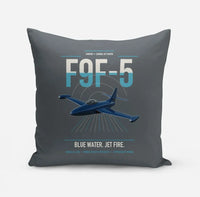 Thumbnail for F9F-5 Panther design on gray pillow