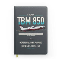 Thumbnail for Socata TBM 850 design on gray notebook