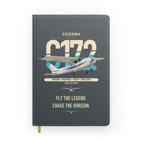 Thumbnail for Cessna 172 Skyhawk design on gray notebook