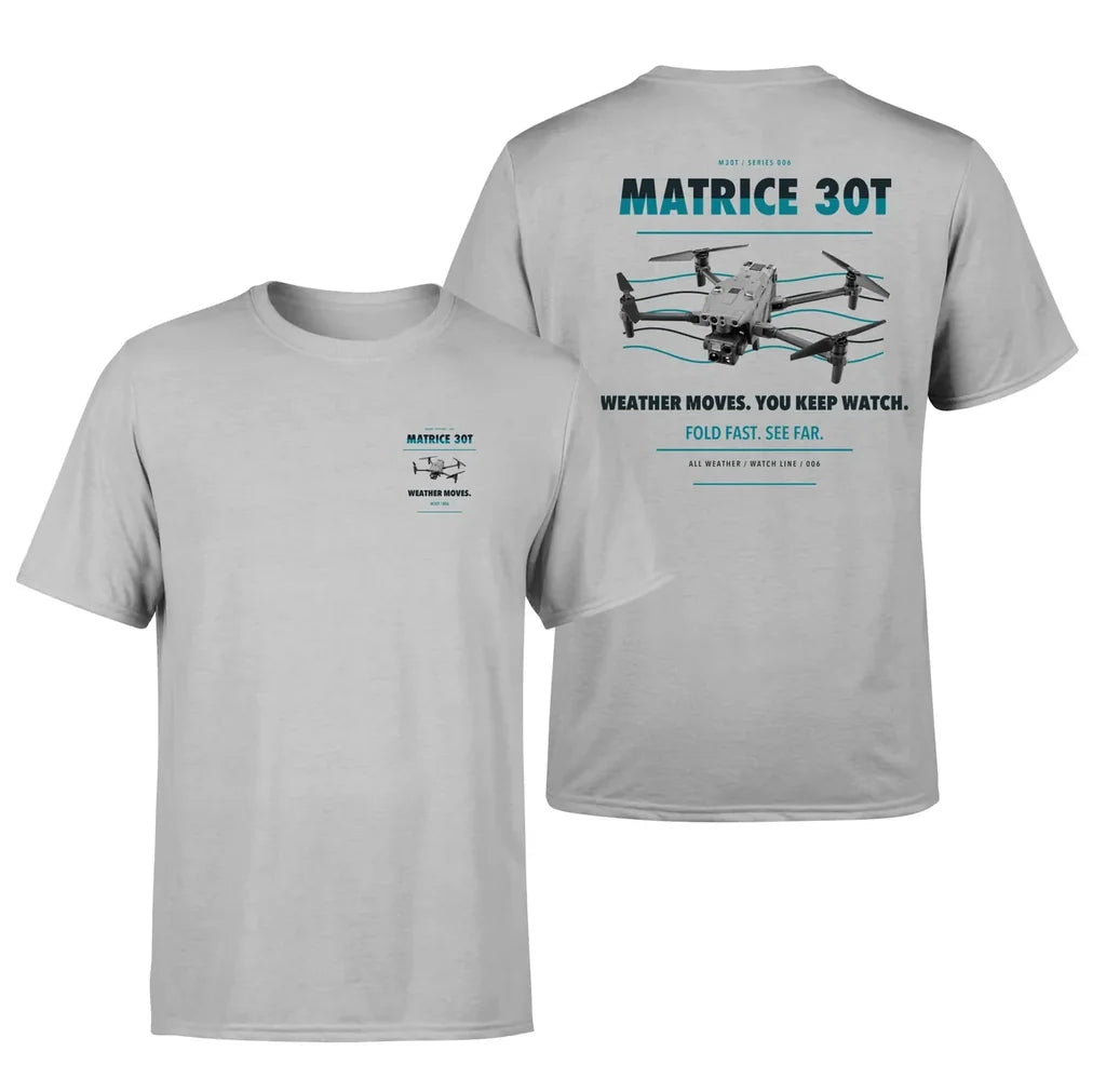 DJI Matrice 30T design on light gray t shirt