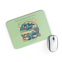 Thumbnail for VINTAGE G4439 - The Porthole Pen Pals - Designed Mouse Pads design on lightgreen rectangle