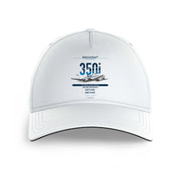 Thumbnail for Beechcraft King Air 350i design on white printed hat