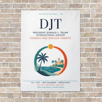 Thumbnail for President Donald J. Trump International Airport DJT - Canvas No Frame - White