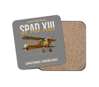 Thumbnail for SPAD XIII design on gray 1 piece coaster