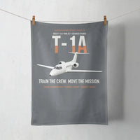 Thumbnail for T-1A Jayhawk Advanced Jet Trainer design on gray towel