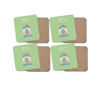 Thumbnail for M. R. Stefanik Airport BTS Coaster 4-Pieces-Set - Light Green
