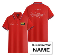 Thumbnail for Customisable How Planes Fly Polo Shirt - view 11