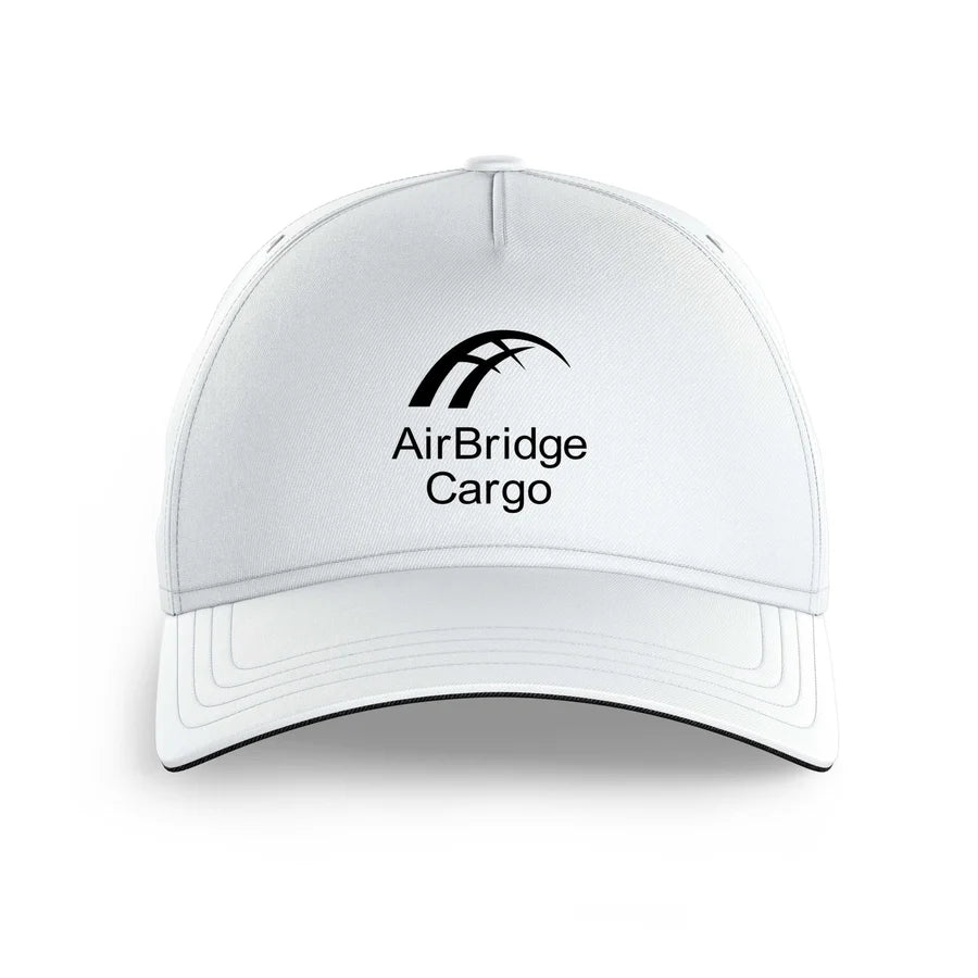 AirBridgeCargo logo printed on white cap