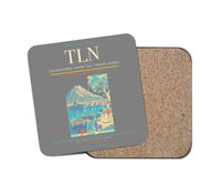 Thumbnail for Toulon-Hyères Airport (TLN) design on gray 1 piece coaster
