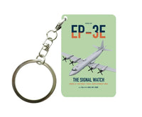 Thumbnail for EP-3E ARIES II design on light green designed key chain, double-side print