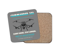 Thumbnail for Draganfly Commander 3XL design on gray 1 piece coaster