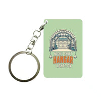 Thumbnail for SIGNAL 241 - Night Shift Hangar Lights On - Key Chain design on light green key chain