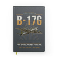 Thumbnail for B-17G Flying Fortress design on gray notebook