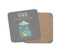Thumbnail for Simón Bolívar International Airport (SMR) design on gray 1 piece coaster