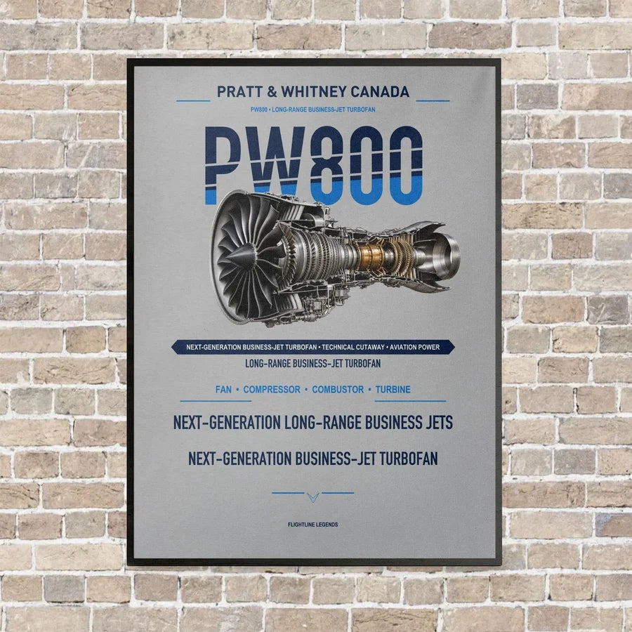 PW800 vertical canvas print - framed - light gray background