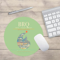 Thumbnail for Brno - Turany Airport BRQ Mouse-Pad Round - Light Green