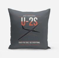 Thumbnail for U-2S Dragon Lady design on gray pillow