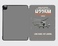 Thumbnail for Airbus Helicopters H225M Caracal design on gray ipad tablet case