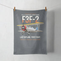 Thumbnail for F3F-2 Last Biplane First Fight design on gray towel