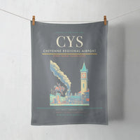 Thumbnail for Cheyenne Regional Airport (CYS) design on gray towel