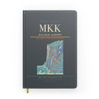 Thumbnail for Molokai Airport (MKK) design on gray notebook
