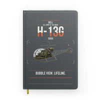 Thumbnail for Bell H-13G Sioux design on gray notebook