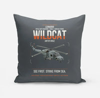 Thumbnail for Leonardo AW159 Wildcat HMA2 design on gray pillow