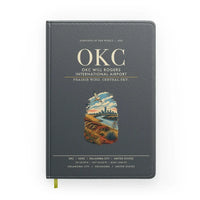 Thumbnail for OKC Will Rogers International Airport (OKC) design on gray notebook