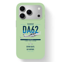 Thumbnail for Diamond DA62 design on light green magsafe iphone case, for iPhone 17 Pro