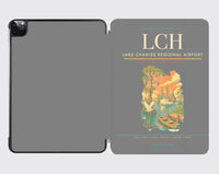 Thumbnail for Lake Charles Regional Airport (LCH) design on gray ipad tablet case
