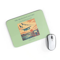 Thumbnail for VINTAGE G4448 - The Migration Escort - Designed Mouse Pads design on lightgreen rectangle