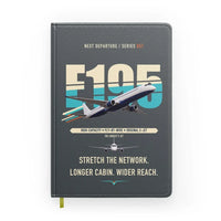 Thumbnail for Embraer E195 design on gray notebook