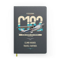 Thumbnail for Cessna 182 Skylane design on gray notebook