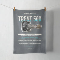 Thumbnail for TRENT 500 design on gray towel