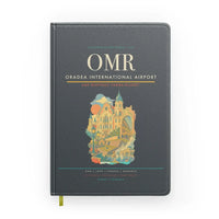 Thumbnail for Oradea International Airport (OMR) design on gray notebook
