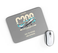 Thumbnail for Cessna 208 Caravan design on gray rectangle mouse pad