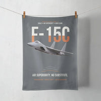 Thumbnail for F-15C Eagle Air Superiority No Substitute design on gray towel