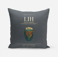 Thumbnail for Līhuʻe Airport (LIH) design on gray pillow