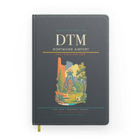 Thumbnail for Dortmund Airport (DTM) design on gray notebook