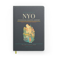 Thumbnail for Stockholm Skavsta Airport (NYO) design on gray notebook