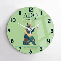 Thumbnail for Kodiak Airport ADQ Wall-Clock No-Frame - Light Green